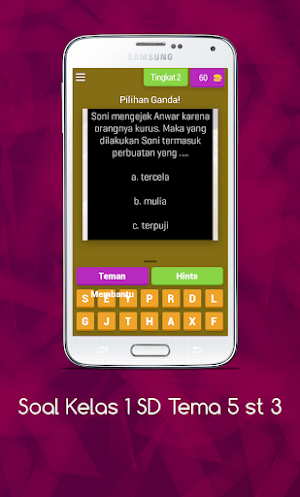 Soal Kelas 1 SD Tema 5 st 3 Screenshot 2