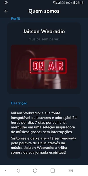 Jailson Webradio - Música 24/7 Screenshot 3