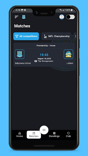 Ballymena United Football Club Screenshot 1