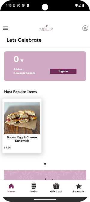 Jubilee Cafe Screenshot 0