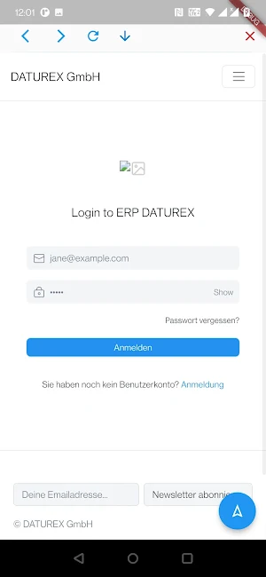 ERPNext Mobile Screenshot 2