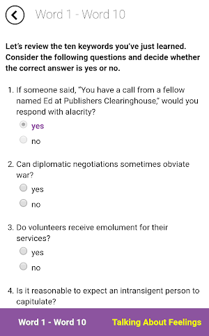 Verbal Advantage - Level 8 Screenshot 3