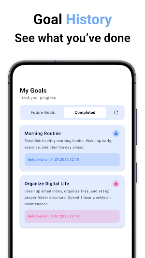 TimeTarget: Goal Tracker Screenshot 1