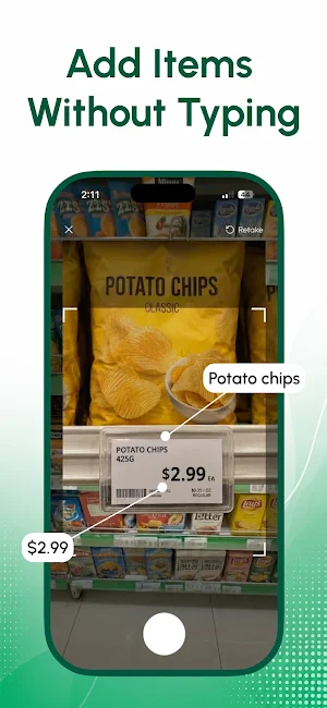 GroceryBudget - Shopping List Screenshot 1