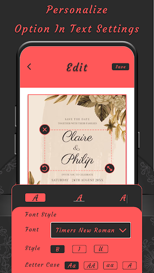 Invitation Maker, Card Maker Screenshot 1