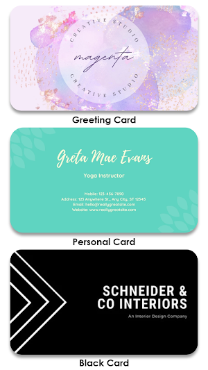 Business Card Maker & Visiting Screenshot 2