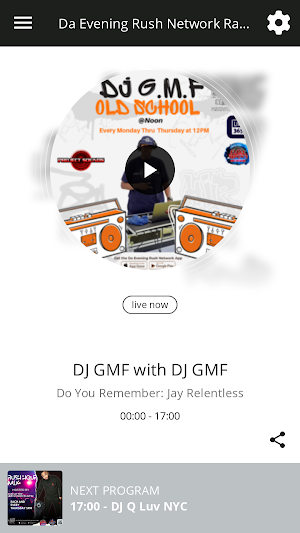 Da Evening Rush Network Radio Screenshot 0