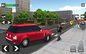 City Taxi Driving: Fun 3D Car Driver Simulator Screenshot 1