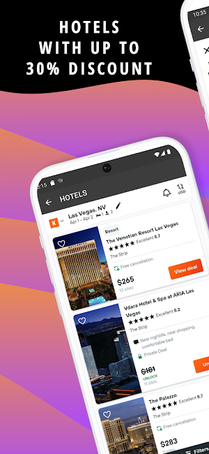 Las Vegas Hotels Screenshot 1