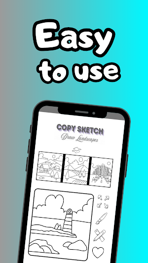 CopySketch - Draw Landskapes Screenshot 1