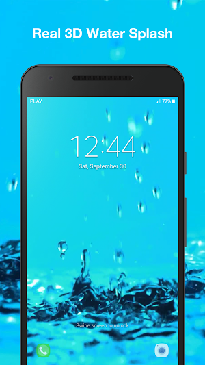 Water Drops Live Wallpaper Screenshot 2