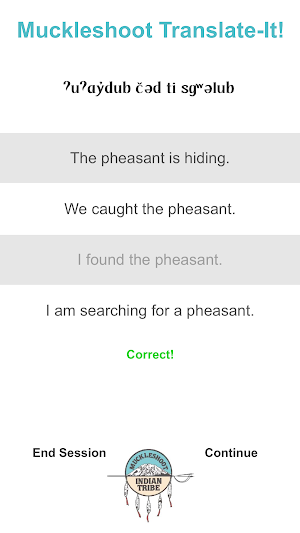 Muckleshoot Translate-It! Screenshot 1