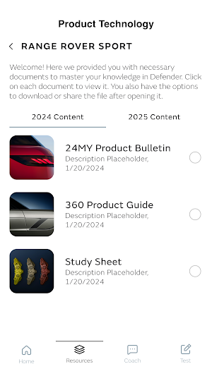 JLR Academy Screenshot 2