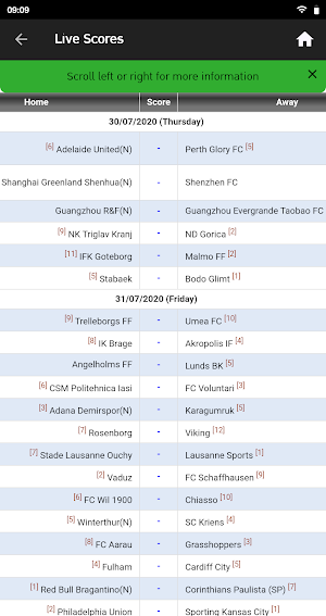 Football Live Scores Screenshot 3