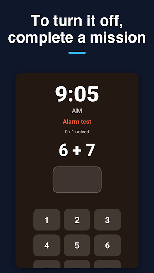 Alarm Clock with Math Missions Screenshot 0