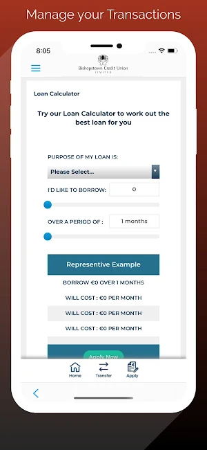 Bishopstown Credit Union Screenshot 1