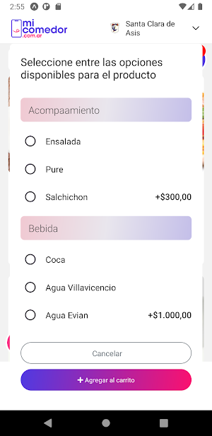 Mi Comedor Screenshot 1