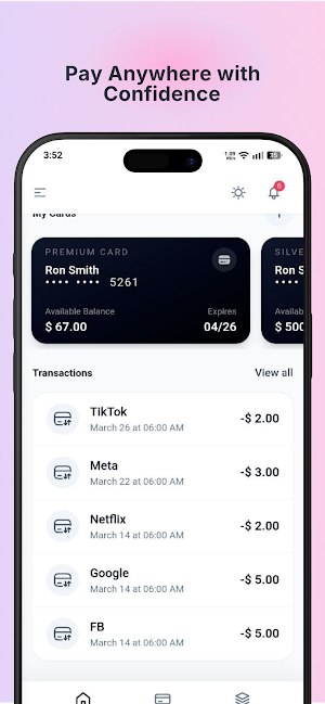 SiraPay – Private Virtual Card Screenshot 2