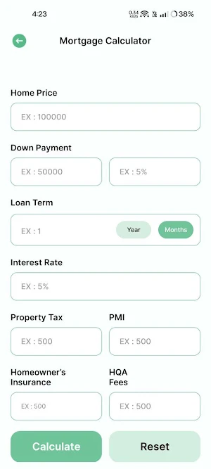 LoanTool-EMI Loan Calculator Screenshot 1