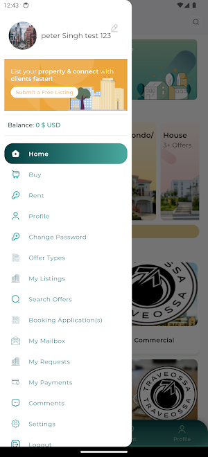 TRAVEOSSA -Travel | Rent | Buy Screenshot 3