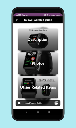 huawei watch d guide Screenshot 0