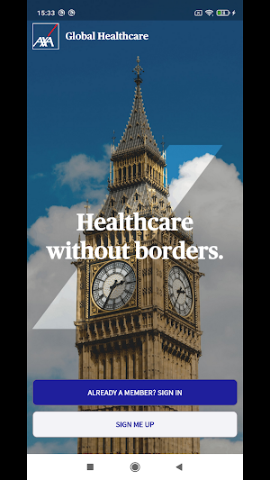 AXA – Global Healthcare Card Screenshot 0