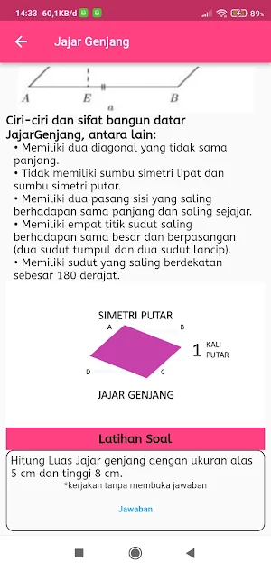 Belajar Bangun Datar Screenshot 3