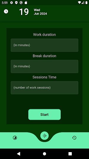 Sessions Time - Enjaz Apps Screenshot 1