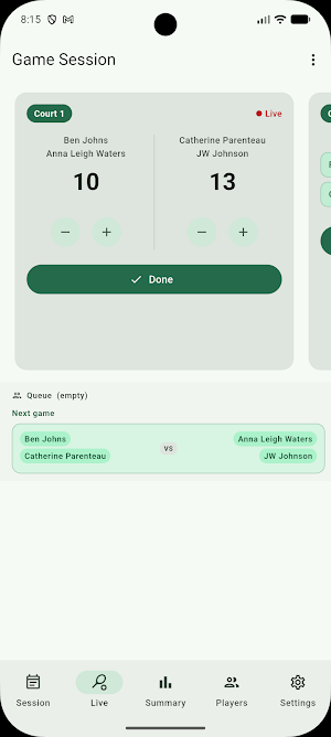 CourtFlow: Court Rotation Screenshot 0