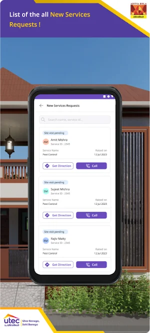 Utec Service App Screenshot 1