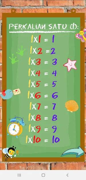 Tabel Perkalian Screenshot 2