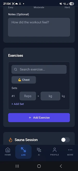SaunaSync Screenshot 0