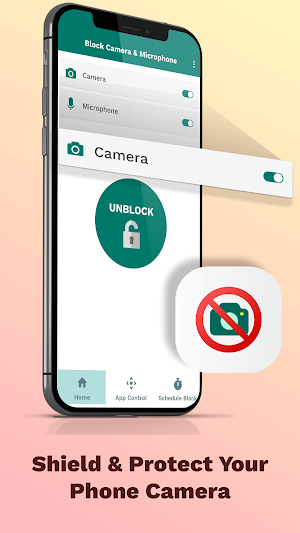 Block & Protect Mic, Camera Screenshot 1