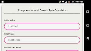 CAGR Calculator Screenshot 2