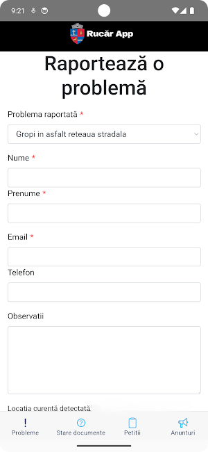 Comuna Rucar App Screenshot 2