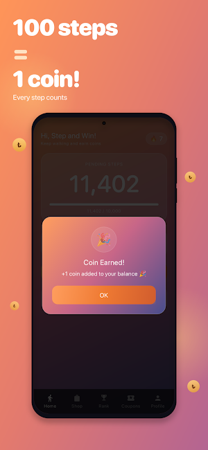 Step and Win: Walk to Earn Screenshot 1