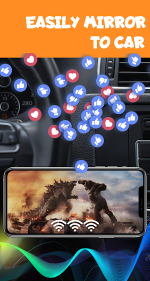Mirror Link Car screen - Screen Mirroring for Car Screenshot 0