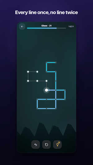 One Line: Draw Brain Puzzle Screenshot 1