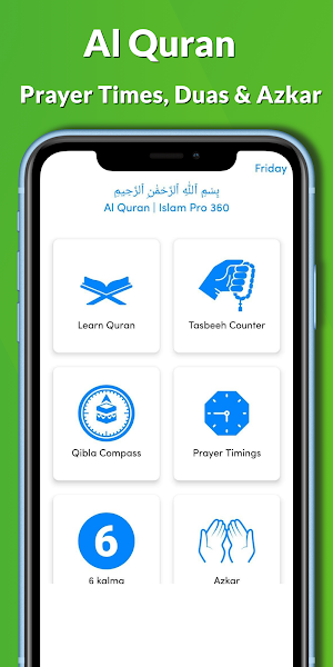 Al Quran - Prayer Time & Azkar Screenshot 0
