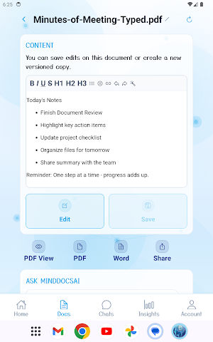 MindDocsAI Screenshot 3