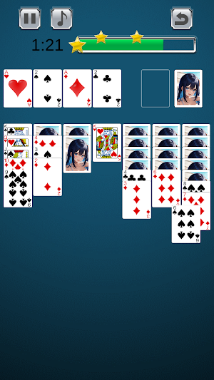 Sexy Waifu Solitaire Klondike Screenshot 2