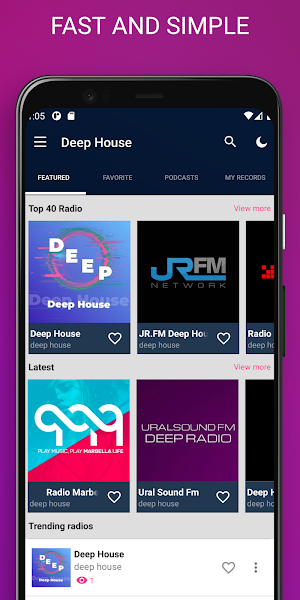 Deep House Music - Podcasts and Radio Screenshot 2