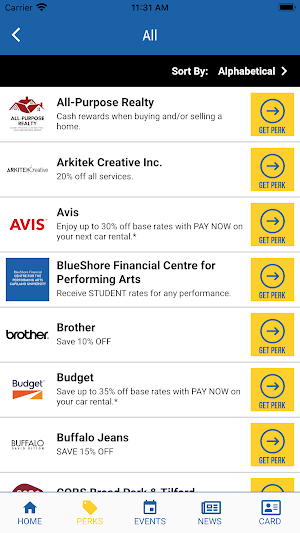 CapU Alumni Perks Screenshot 1