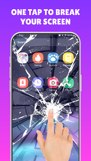 Broken Screen: Funny Prank Screenshot 3