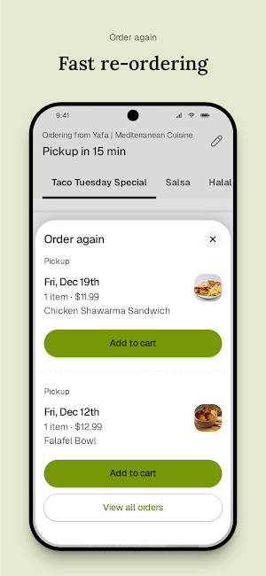 Yafa |Mediterranean Cuisine Screenshot 3