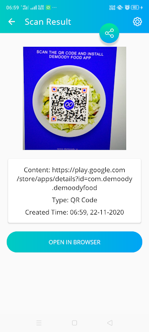 QR Code Scanner and Generator Screenshot 2