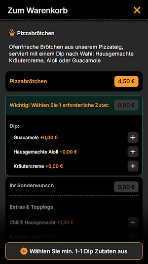 Pizza Service Vesuvio Bochum Screenshot 3