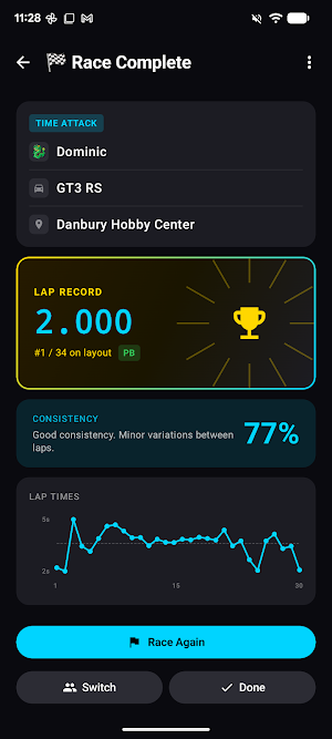 Club Laps: Camera Lap Timer Screenshot 2