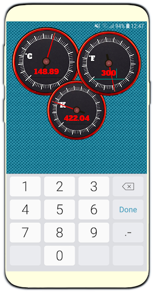 Temperature Unit Converter Screenshot 1
