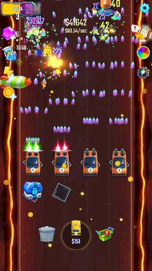 Idle Merge Car Defender Screenshot 0